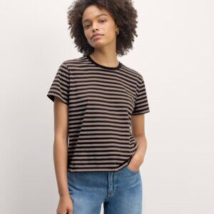 Everlane The Box-Cut Tee in Essential Cotton